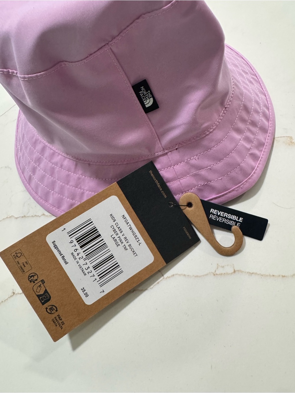 The North Face Kids Reversible Bucket Hat - Lilac